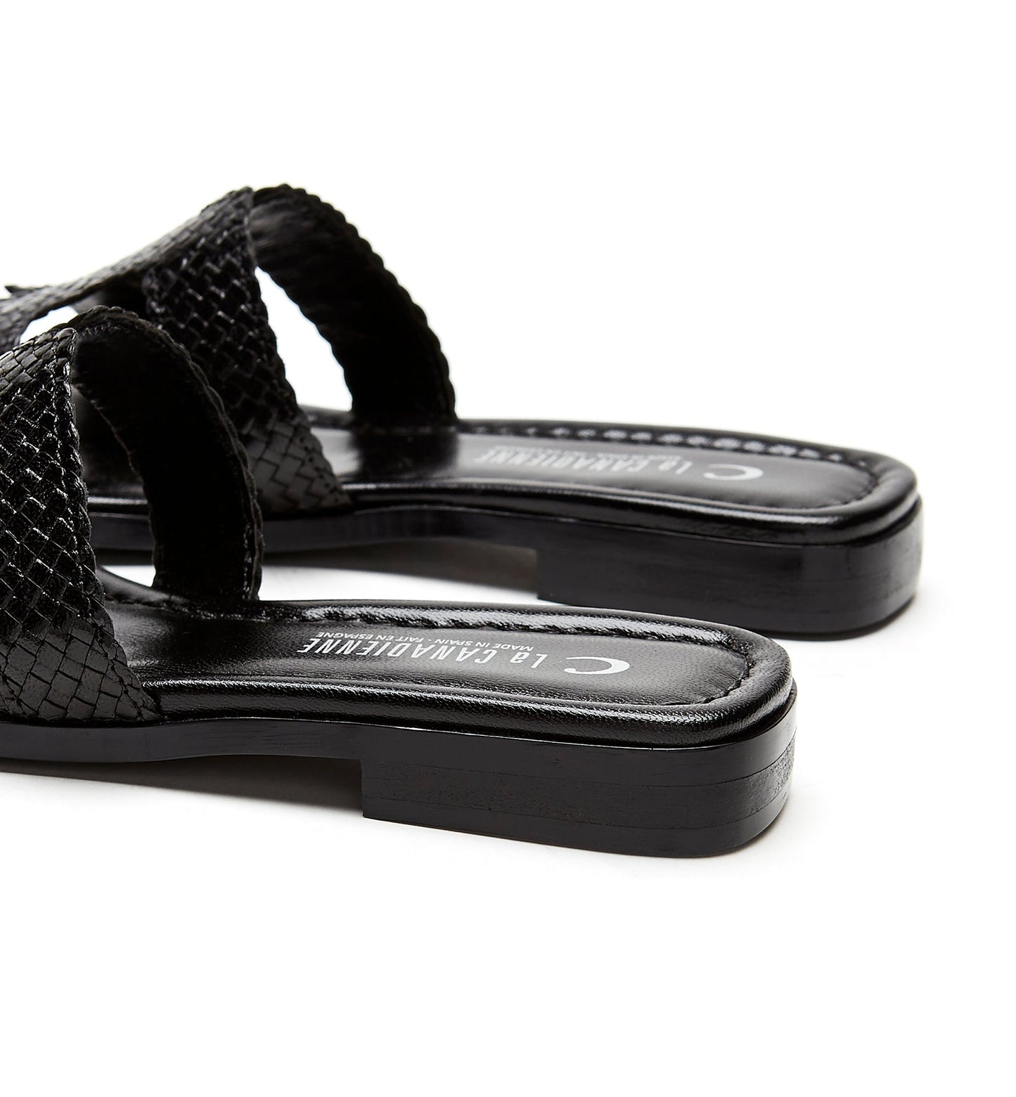 La Canadienne PERSIST WOVEN LEATHER SANDAL Women