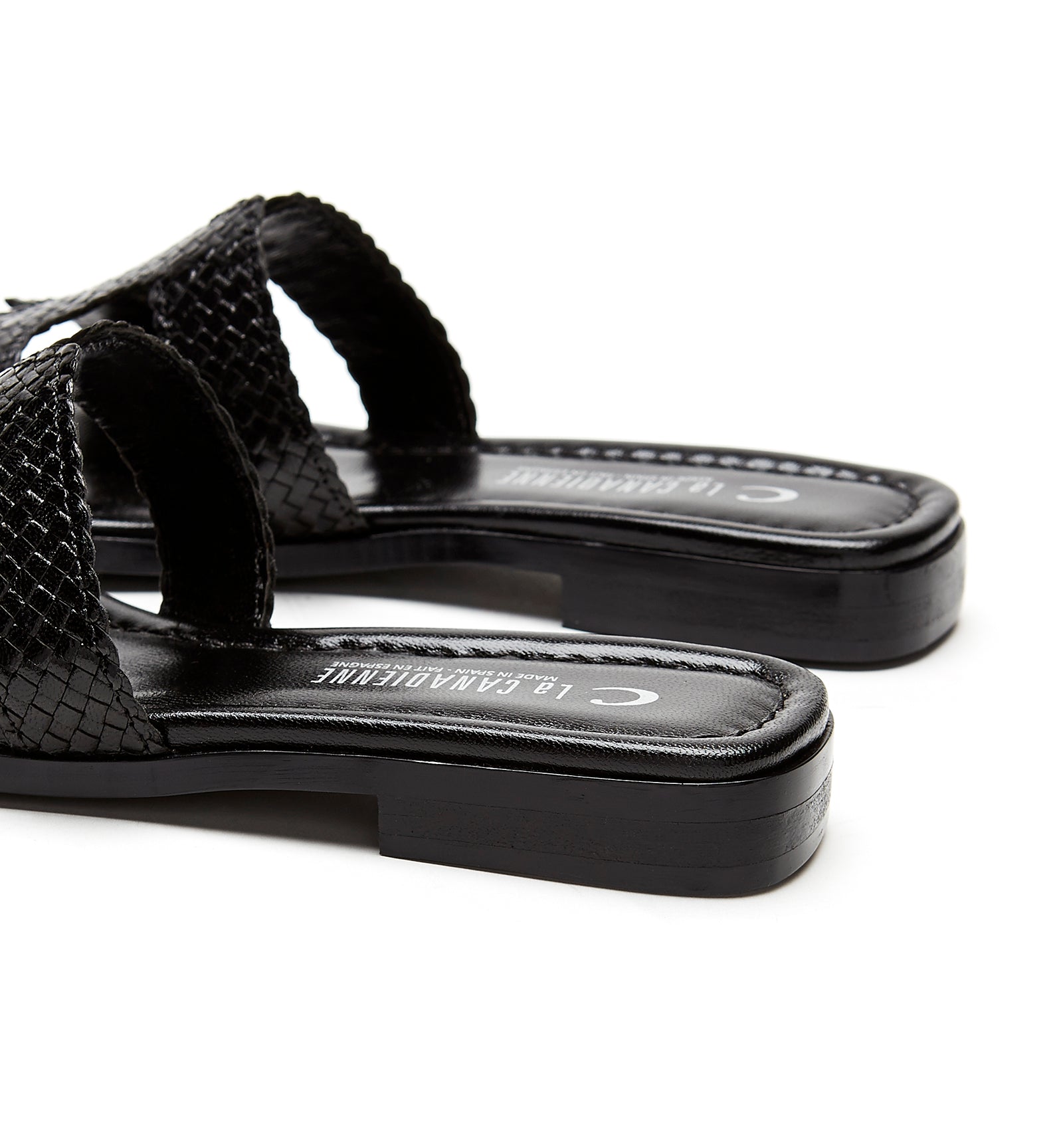 La Canadienne PERSIST WOVEN LEATHER SANDAL Women