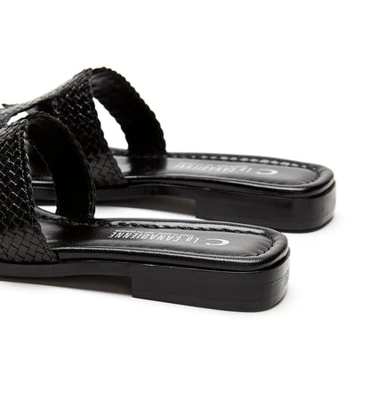 La Canadienne PERSIST WOVEN LEATHER SANDAL Women