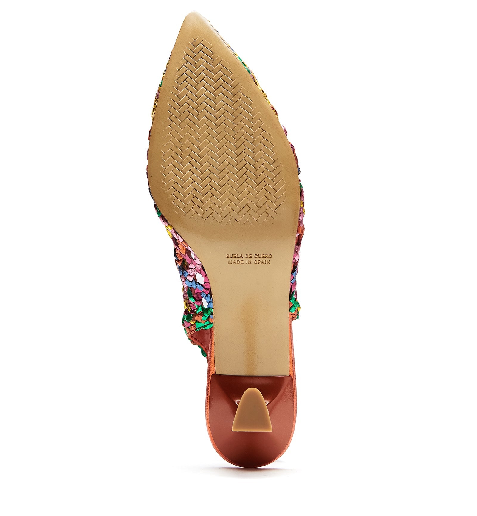 La Canadienne PUMP SLINGBACK WOVEN LEATHER PUMP Women