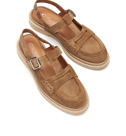 La Canadienne REFUEL SUEDE LOAFER SANDAL Women