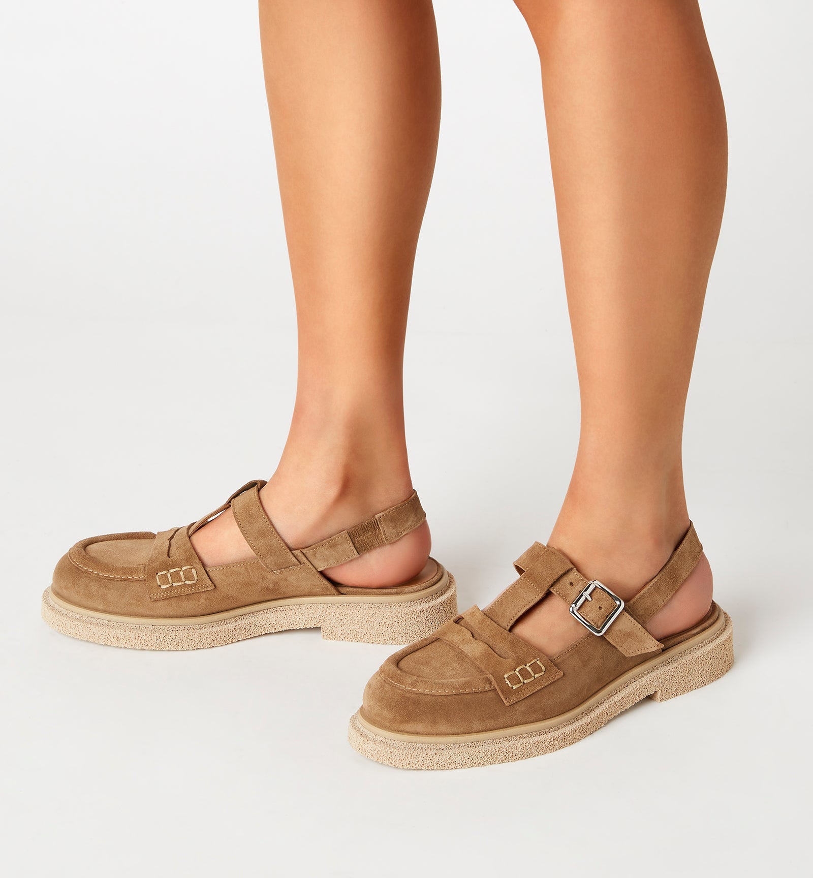 La Canadienne REFUEL SUEDE LOAFER SANDAL Women