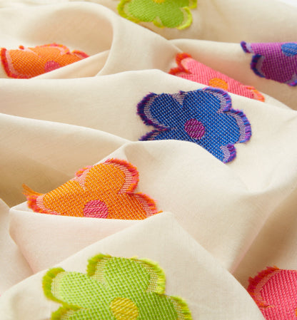 La Canadienne LINGO FLORAL DOT PATTERN  SCARF Women