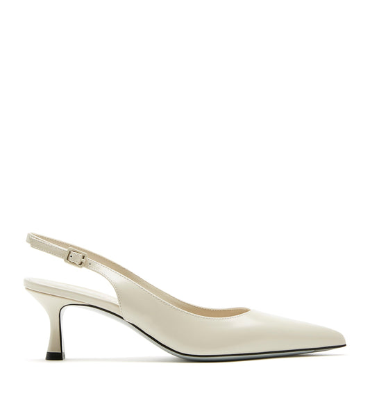 La Canadienne ALORA SLINGBACK SHINE LEATHER PUMP Women