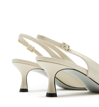 La Canadienne ALORA SLINGBACK SHINE LEATHER PUMP Women