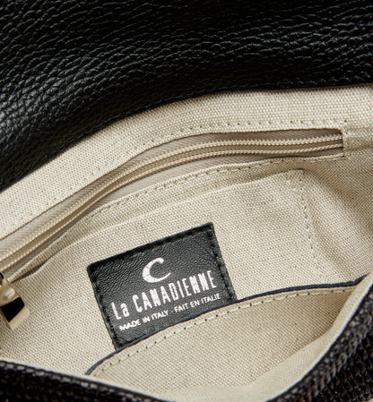 La Canadienne LUCKY RAFFIA CROSSBODY BAG Women