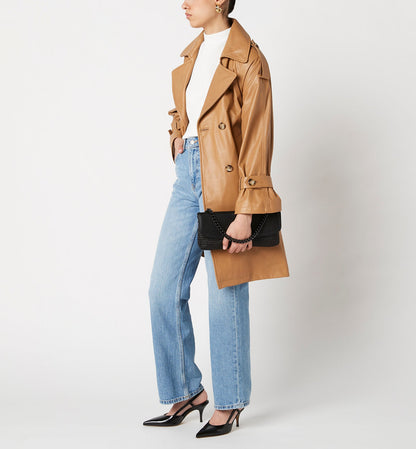 La Canadienne LUCKY RAFFIA CROSSBODY BAG Women