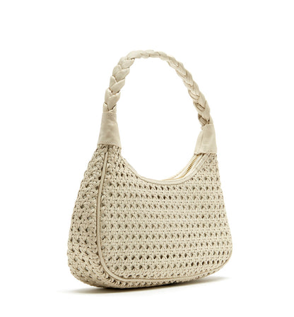 La Canadienne PATTI WOVEN LEATHER SHOULDER BAG Women