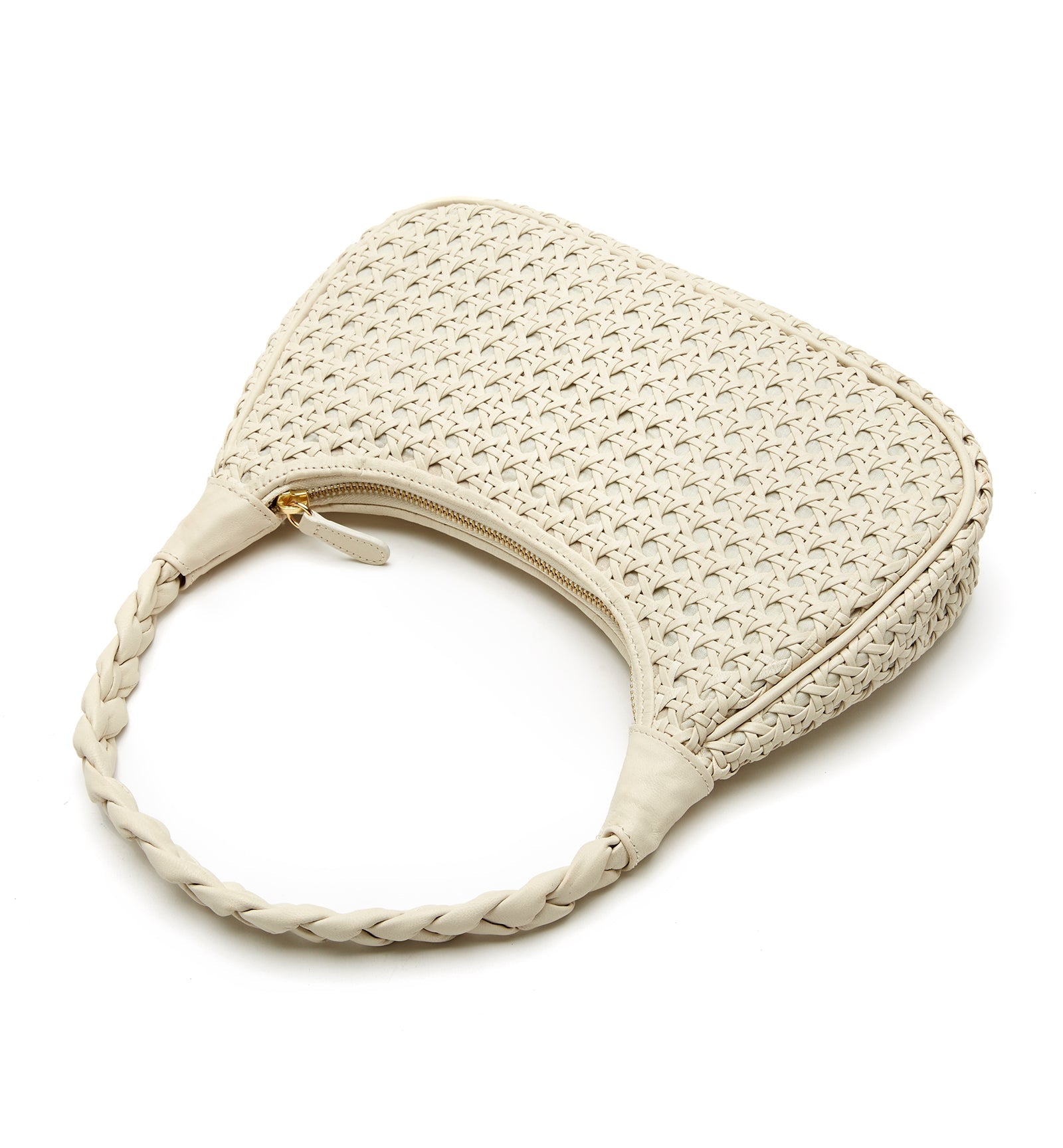La Canadienne PATTI WOVEN LEATHER SHOULDER BAG Women