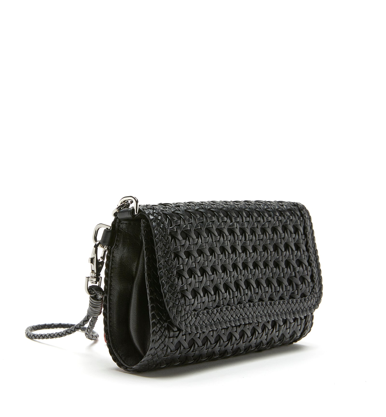 La Canadienne POMPEO WOVEN LEATHER CROSSBODY BAG Women