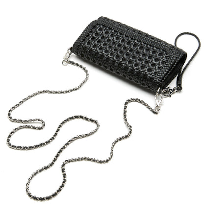 La Canadienne POMPEO WOVEN LEATHER CROSSBODY BAG Women