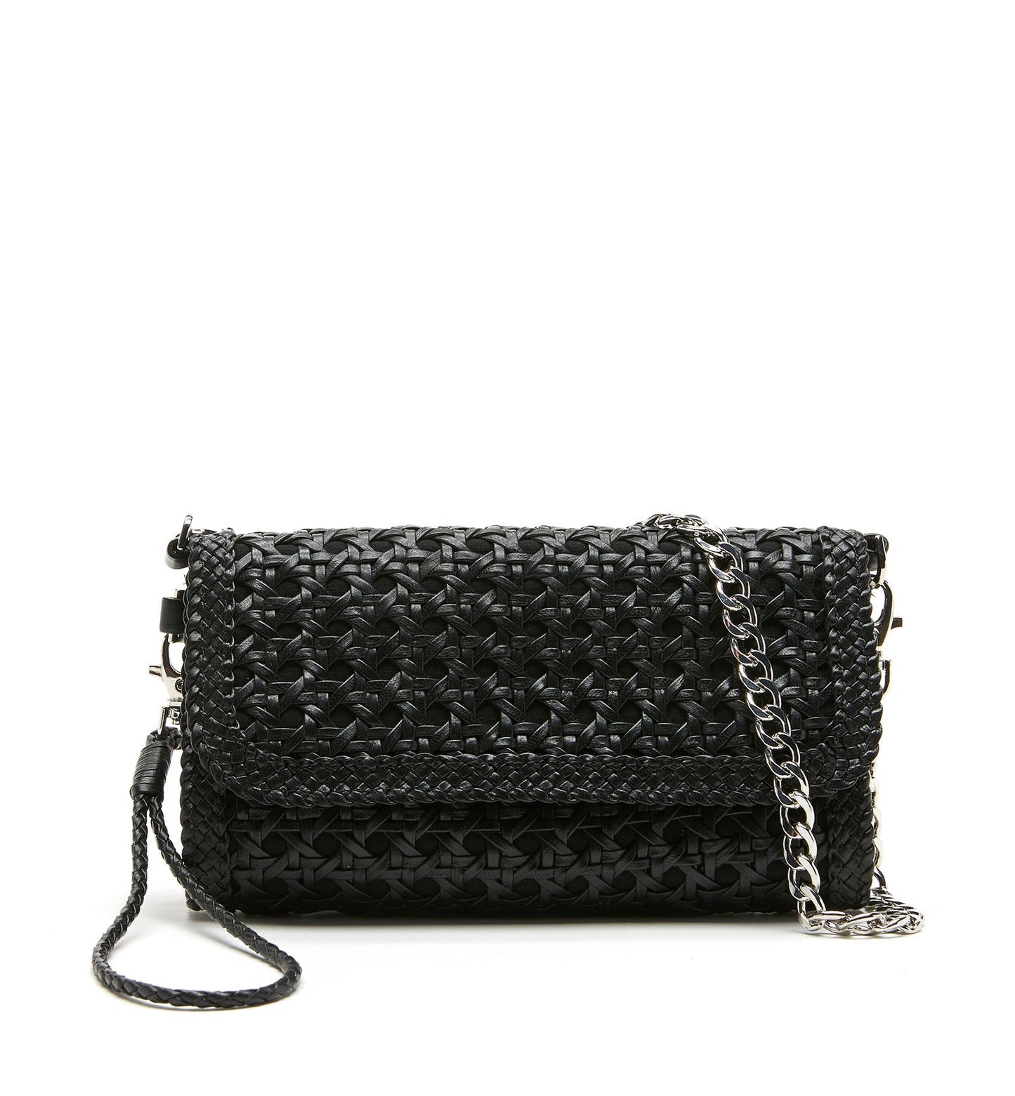 La Canadienne POMPEO WOVEN LEATHER CROSSBODY BAG Women