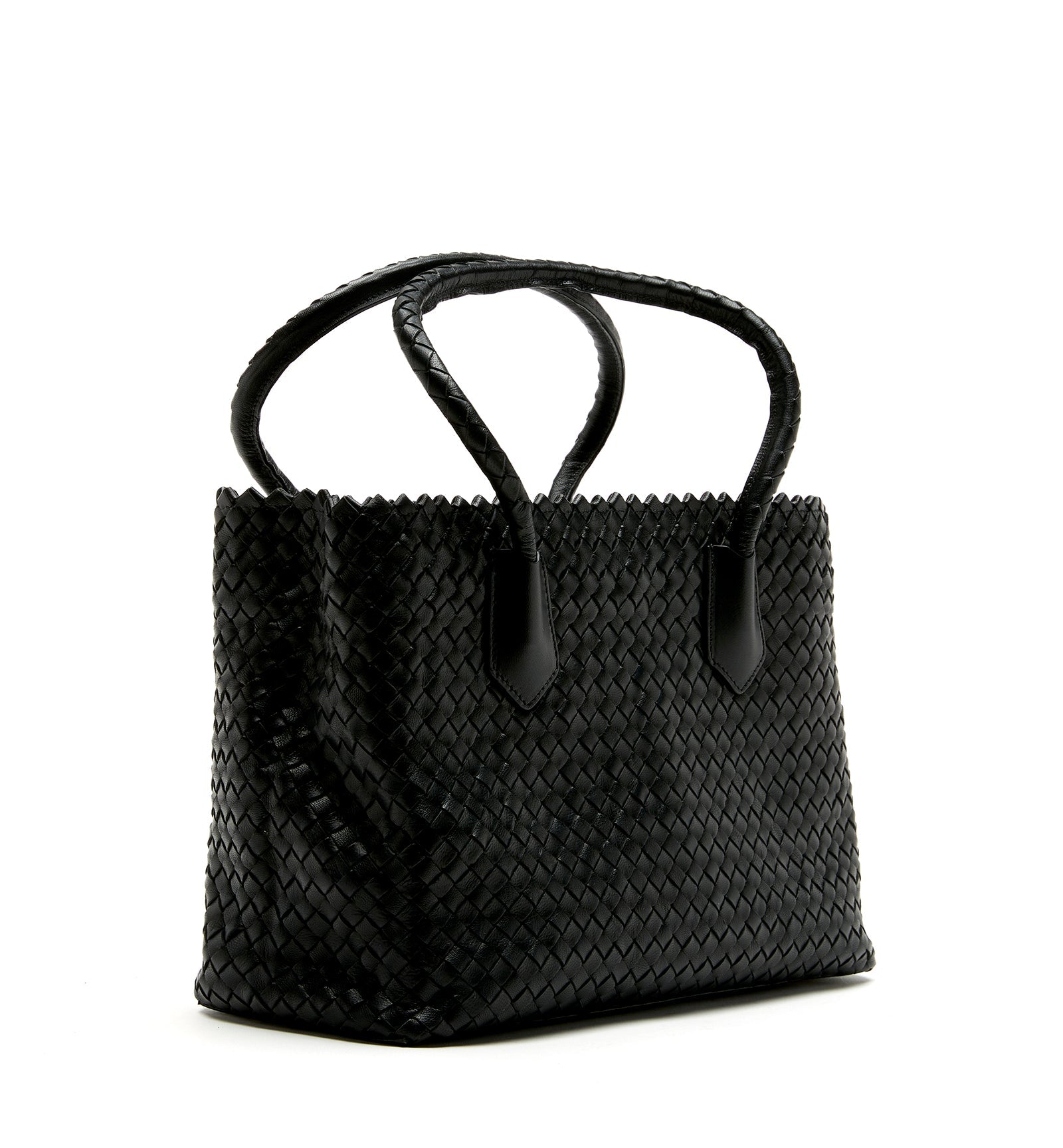 La Canadienne PREM WOVEN LEATHER TOTE BAG Women