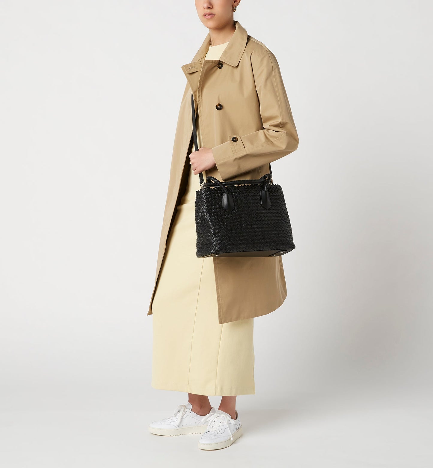 La Canadienne PREM WOVEN LEATHER TOTE BAG Women