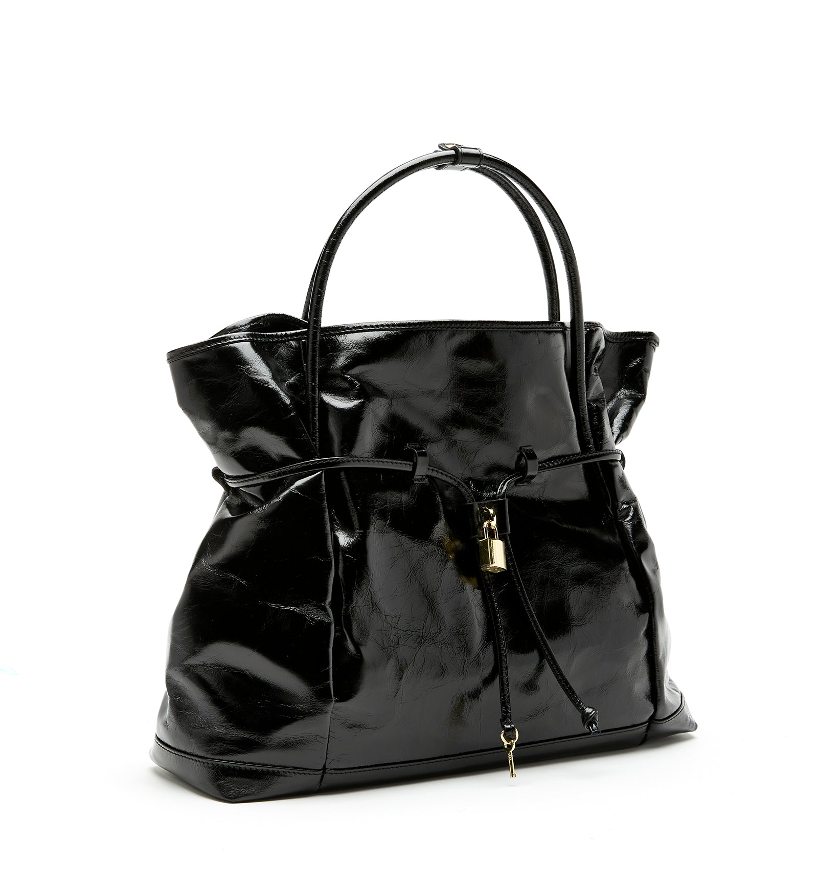 La Canadienne PALMETTO CRINKLE LEATHER TOTE BAG Women