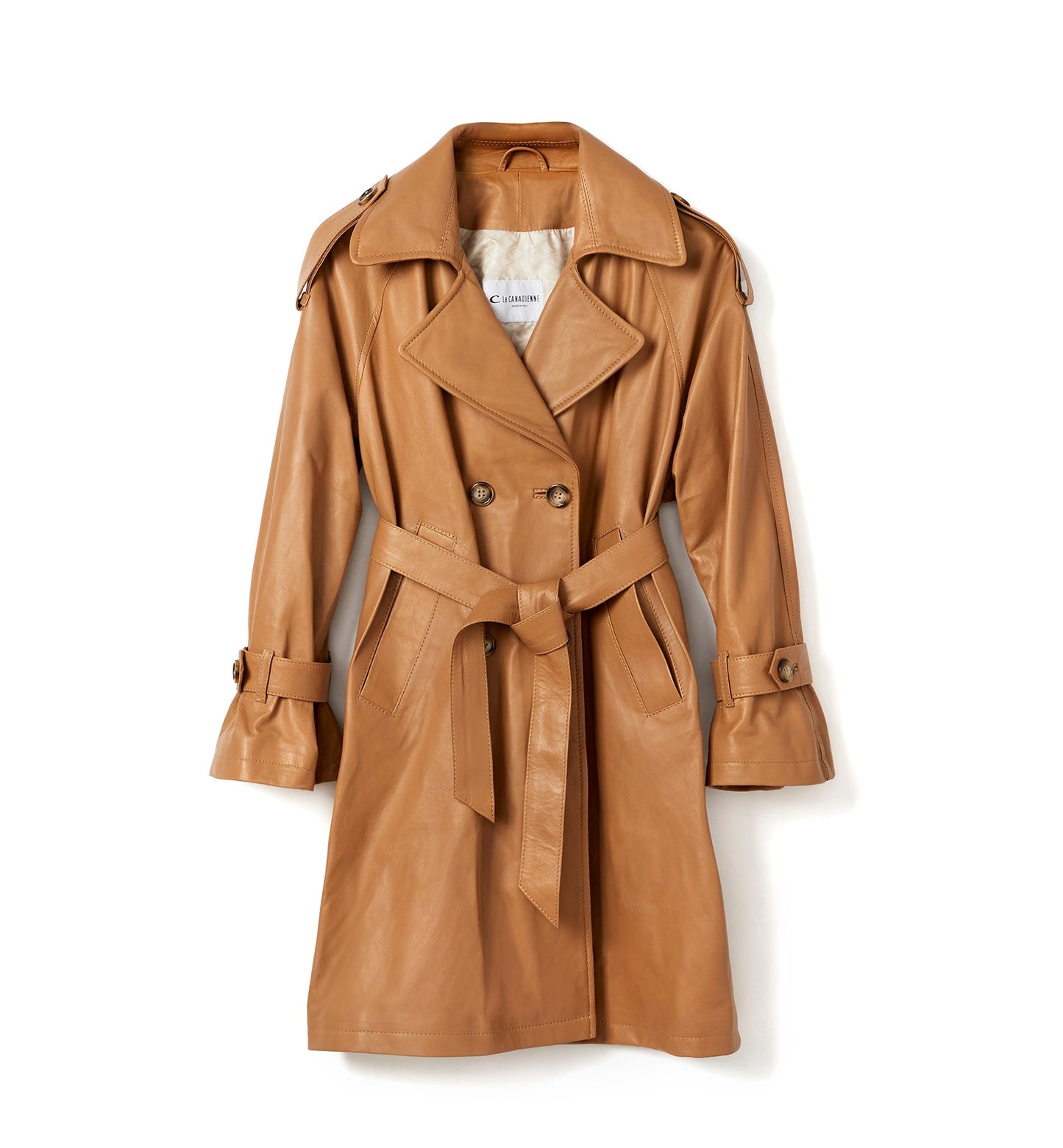 La Canadienne FRESH LEATHER TRENCH COAT Women