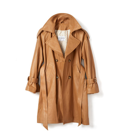La Canadienne FRESH LEATHER TRENCH COAT Women