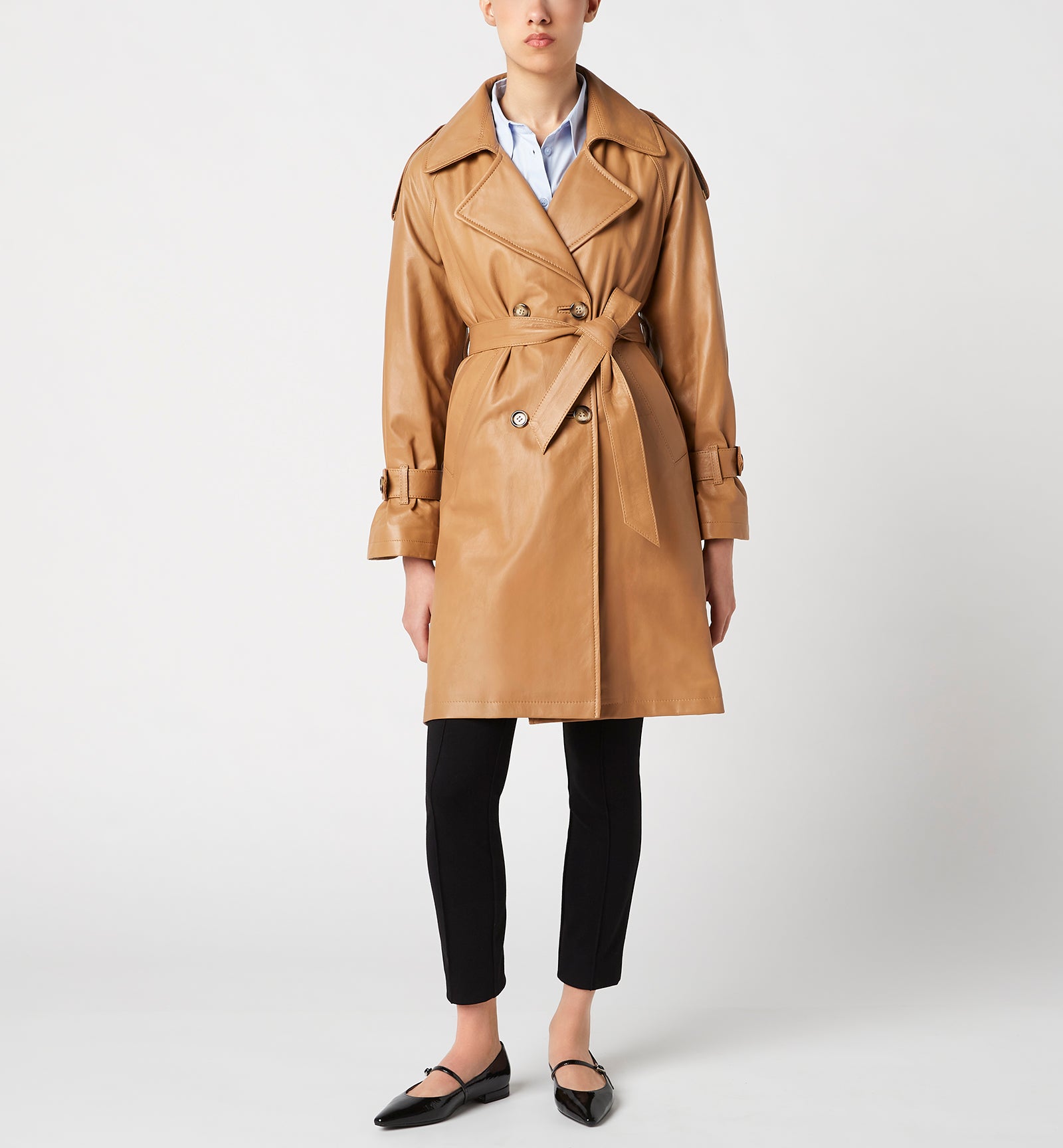 La Canadienne FRESH LEATHER TRENCH COAT Women